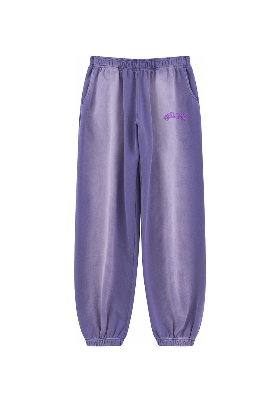 Faded Embroidery Sweat Pants