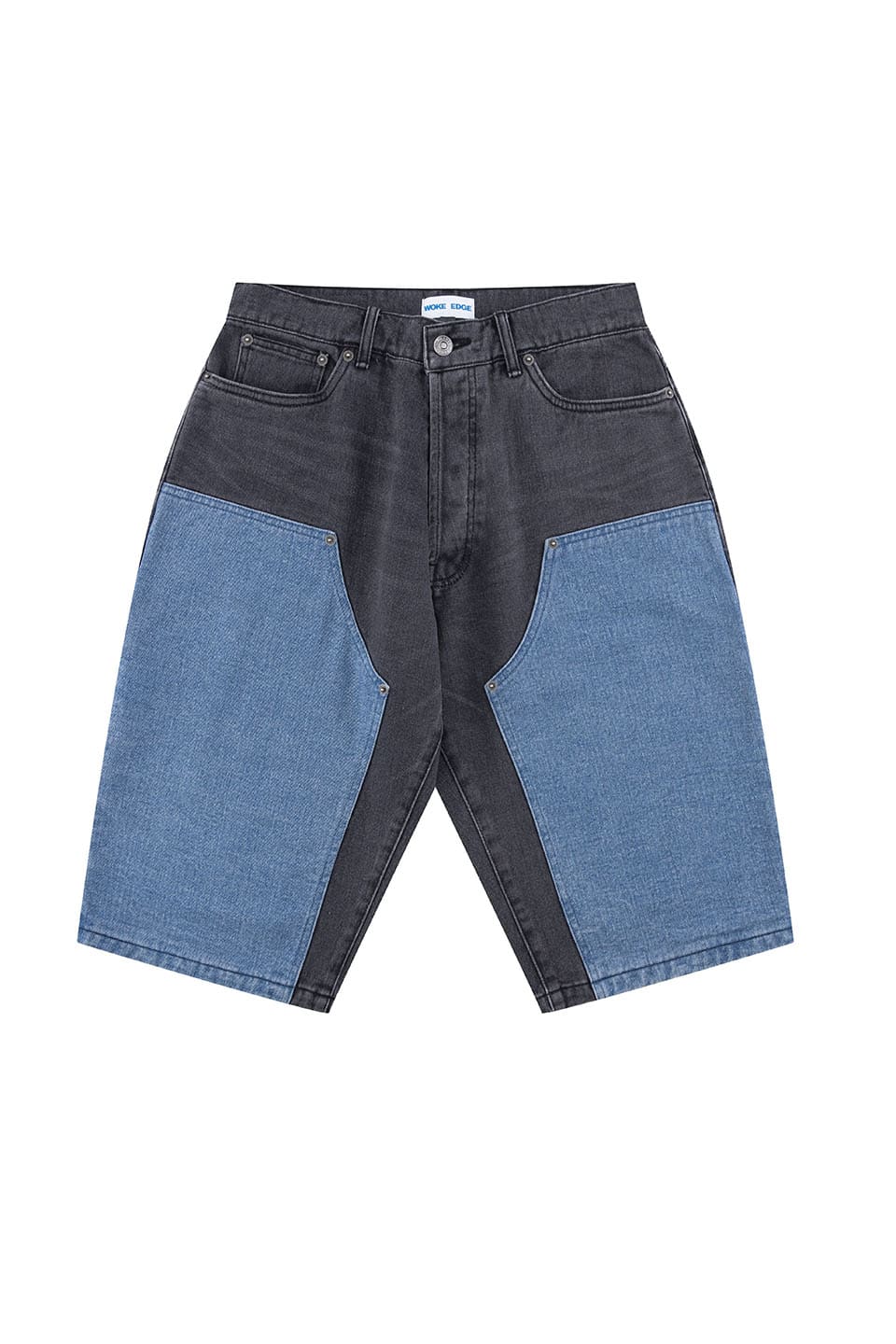Bicolor Double Knee Shorts