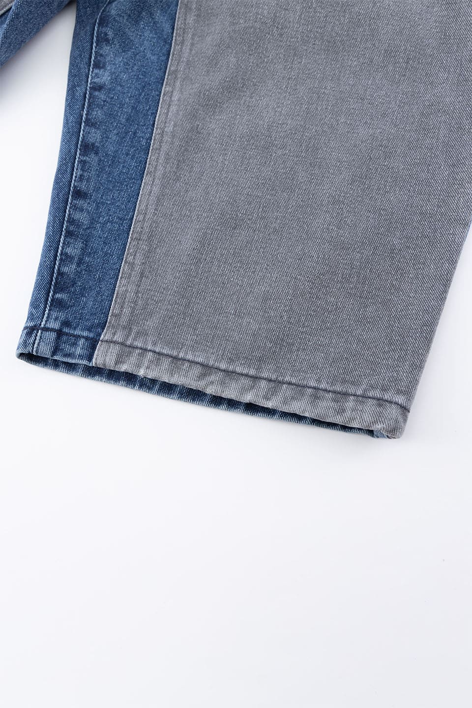 Bicolor Double Knee Shorts