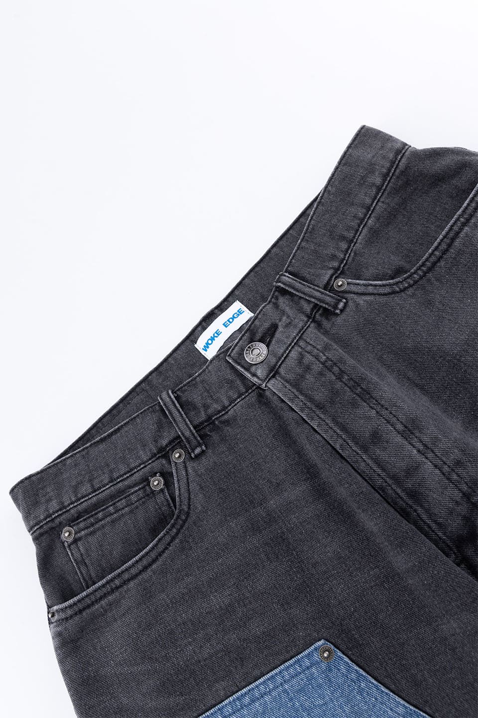 Bicolor Double Knee Shorts