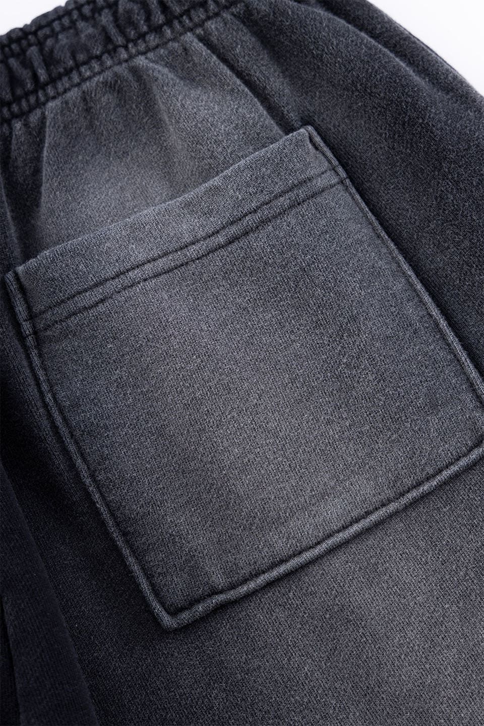 Faded Embroidery Sweat Pants