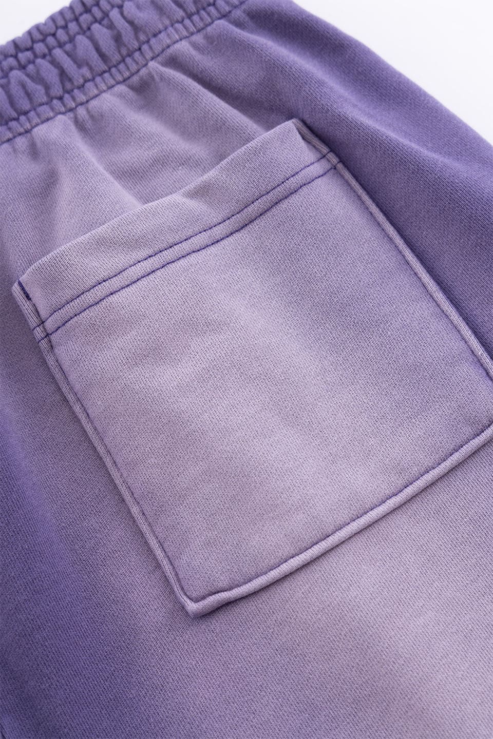 Faded Embroidery Sweat Pants