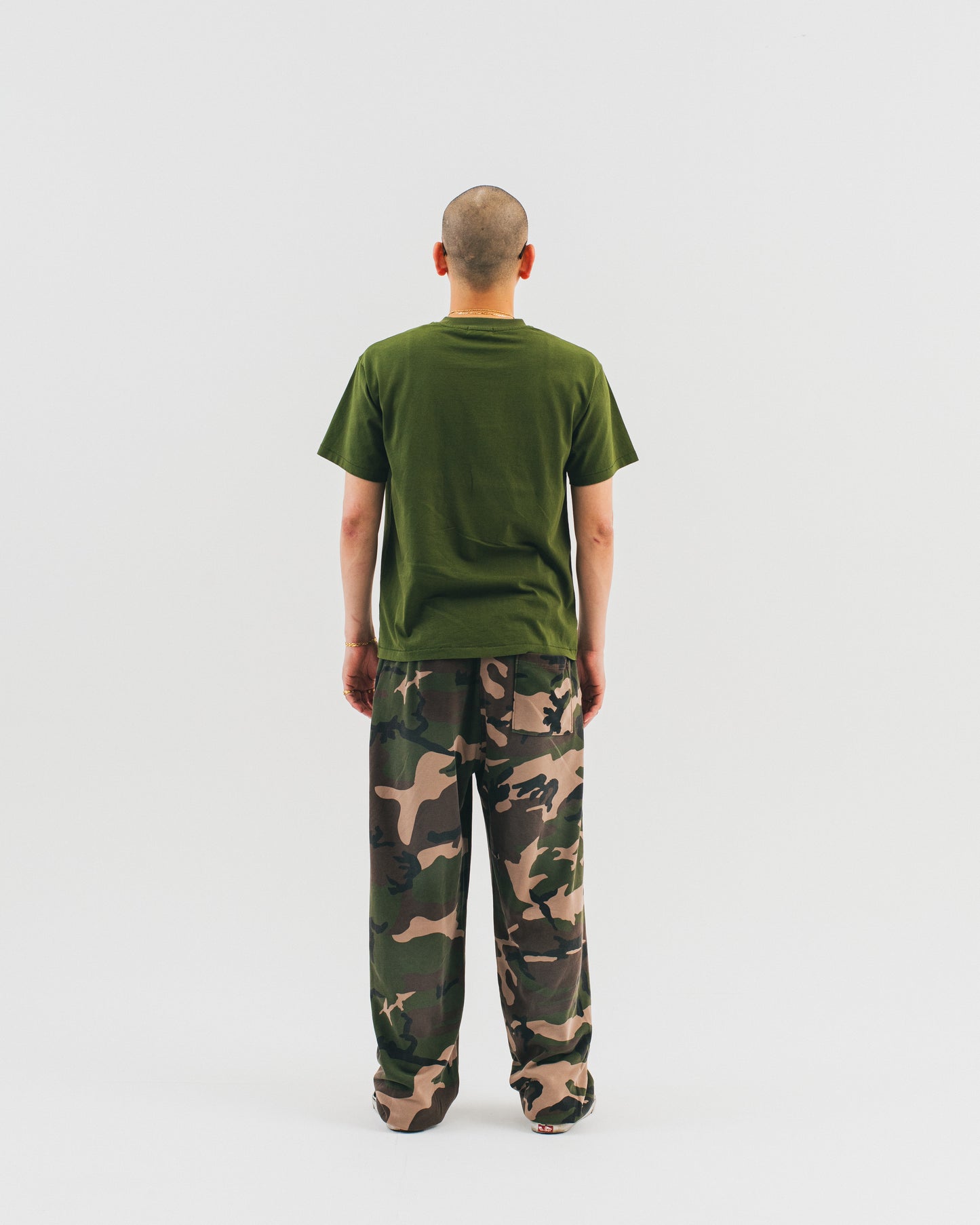 Splayed Camo Sweat Pants