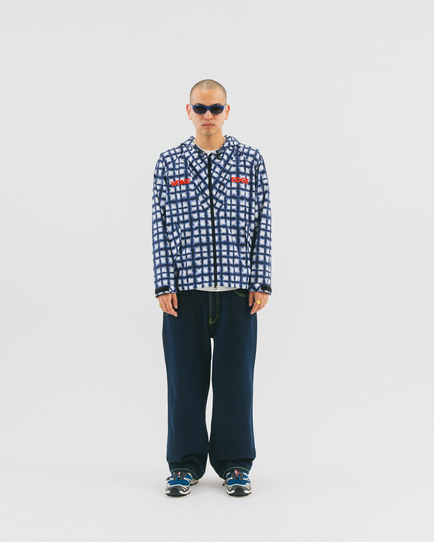Tiedye Check Parka