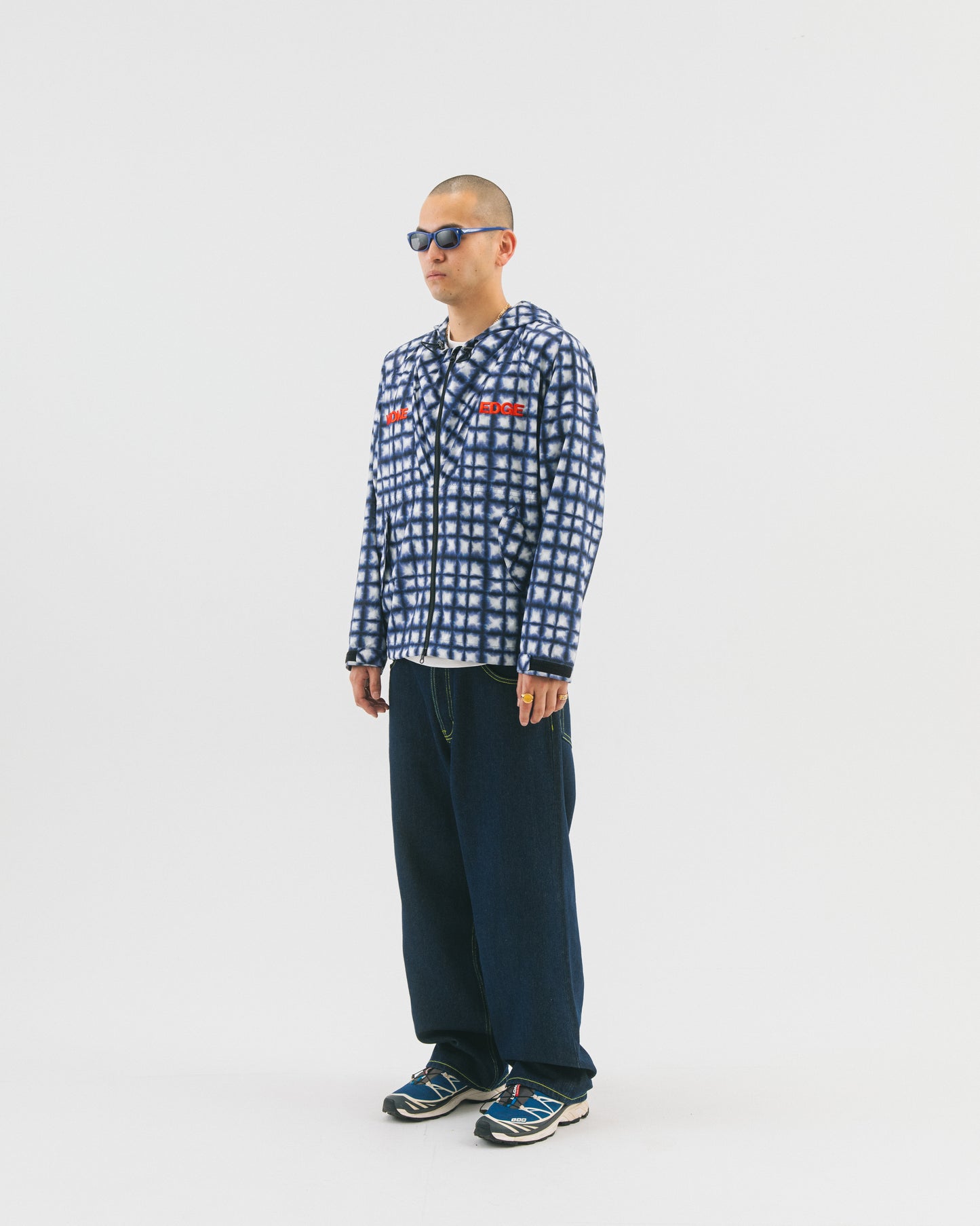 Tiedye Check Parka