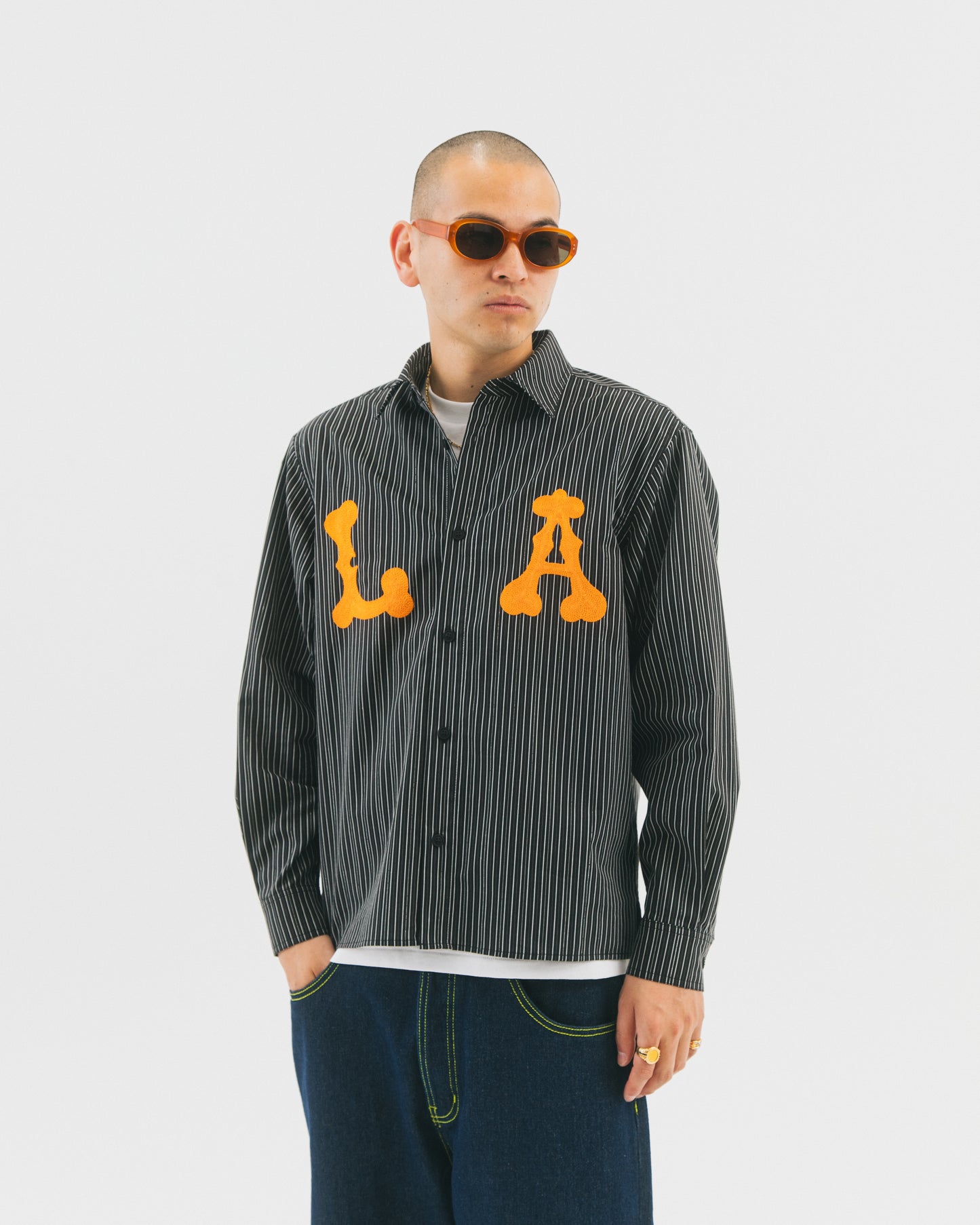 LA Glit Stripe Shirt