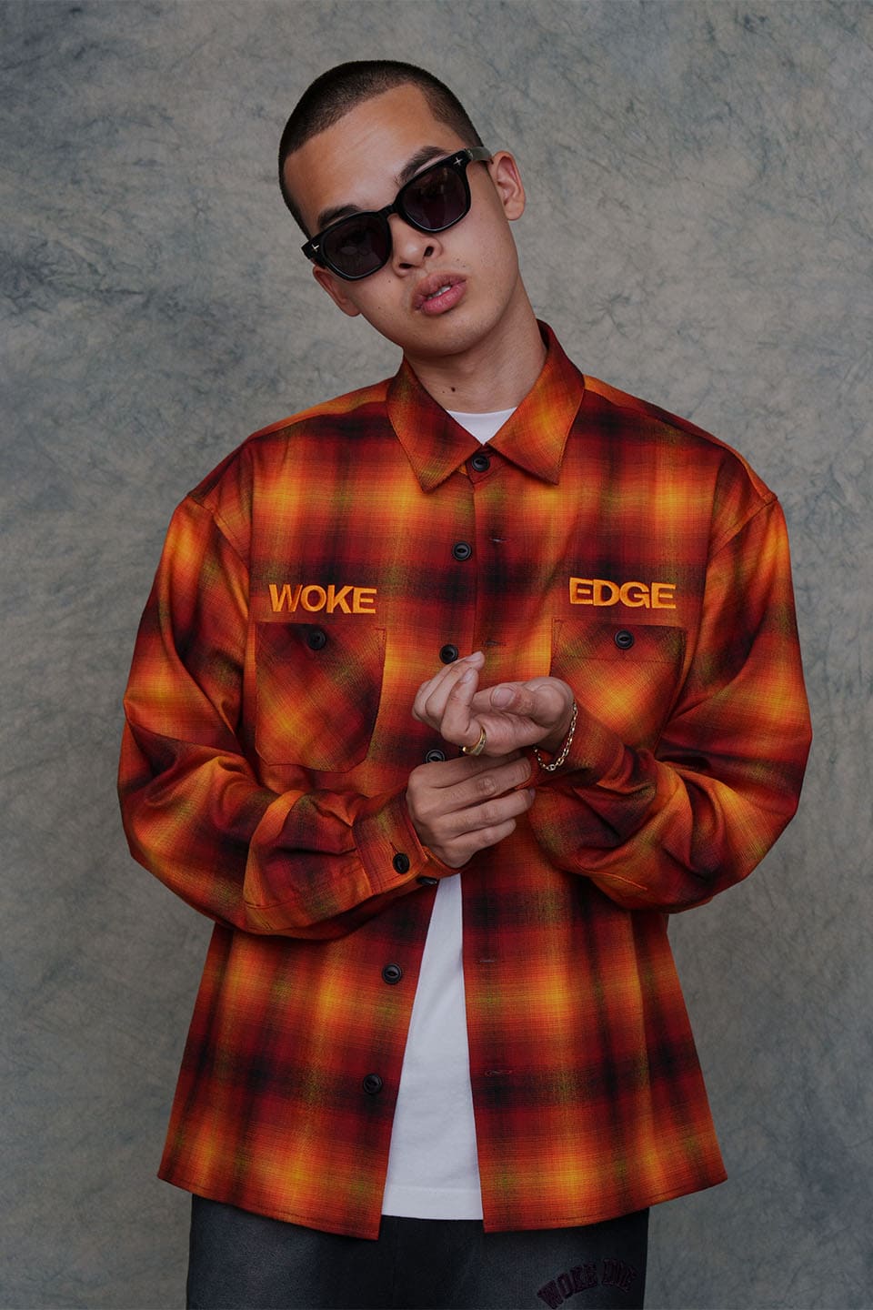 Ombre Shadow Check Shirt 