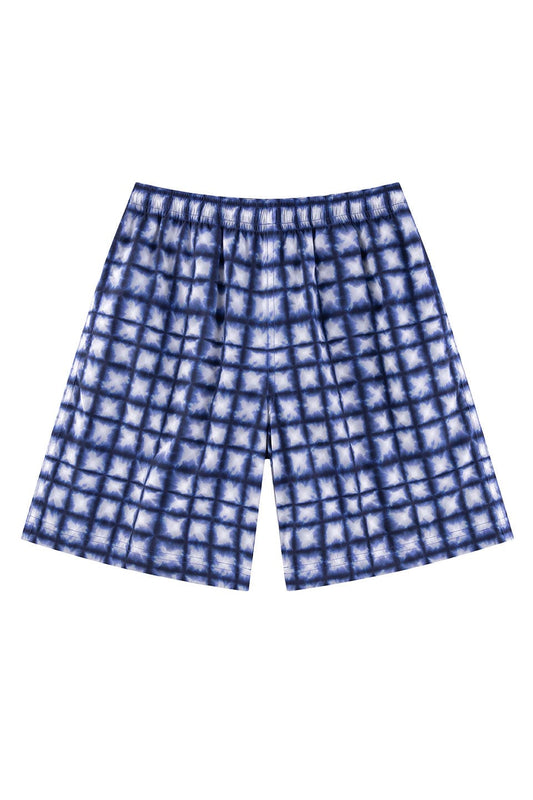 Tyedie Check Shorts
