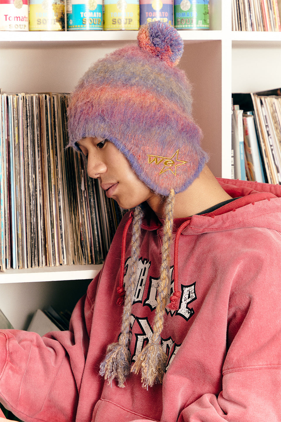 Gradation Mohair Pilot Capｽ弩OKE EDGEｽ懊繝ラ繧ｦ繧ｧ繧｢ – WOKE EDGE