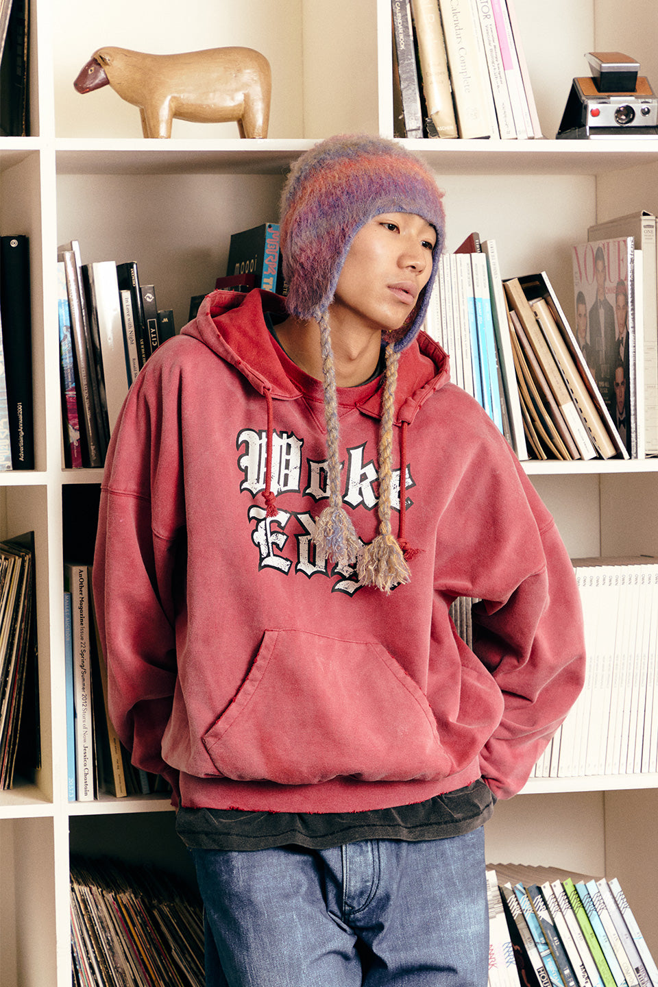 Gradation Mohair Pilot Capｽ弩OKE EDGEｽ懊繝ラ繧ｦ繧ｧ繧｢ – WOKE EDGE