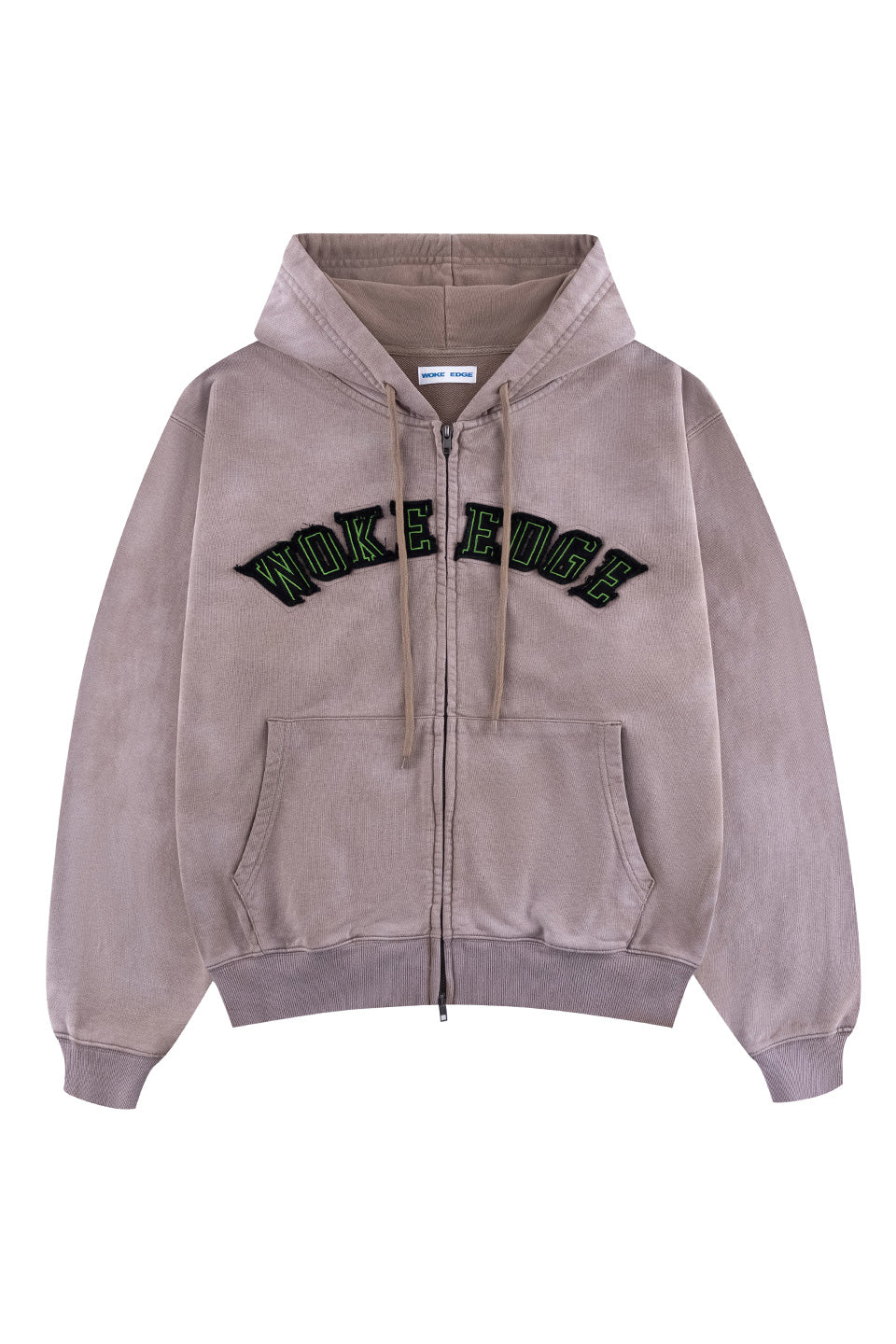 新品 WOKE EDGE Tiedye Check Parka Tiedye Check Parka｜WOKE EDGE｜フーディー