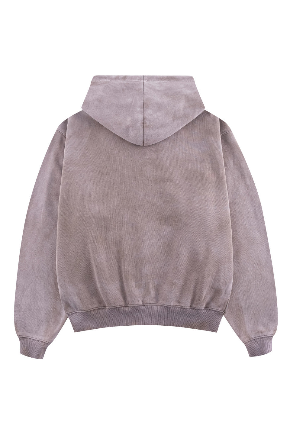 Faded Embroidery Zip Up Hoodie