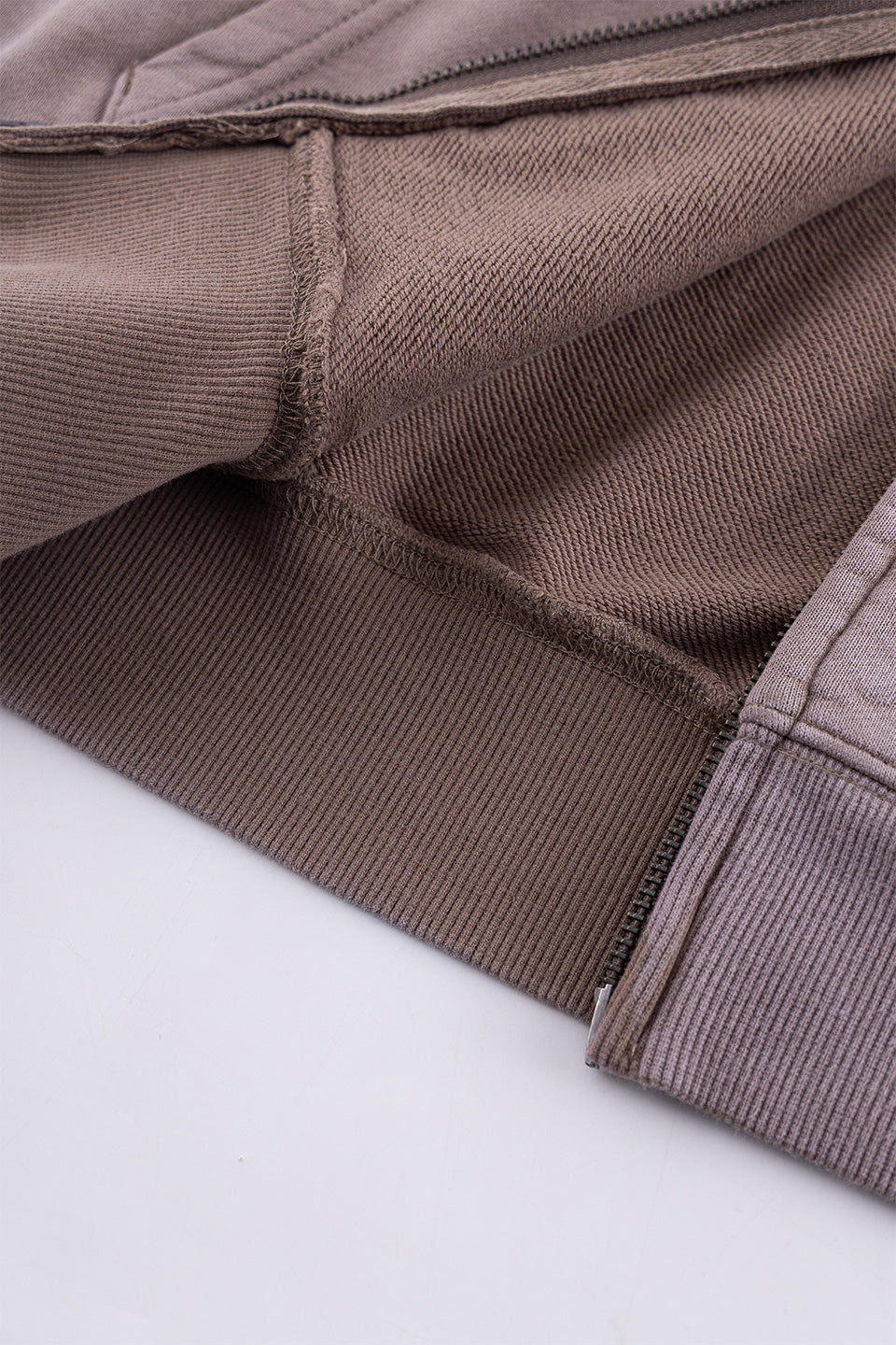 Faded Embroidery Zip Up Hoodieｽ弩OKE EDGEｽ懊ヵ繝ｼ繝ぅ繝ｼ – WOKE EDGE