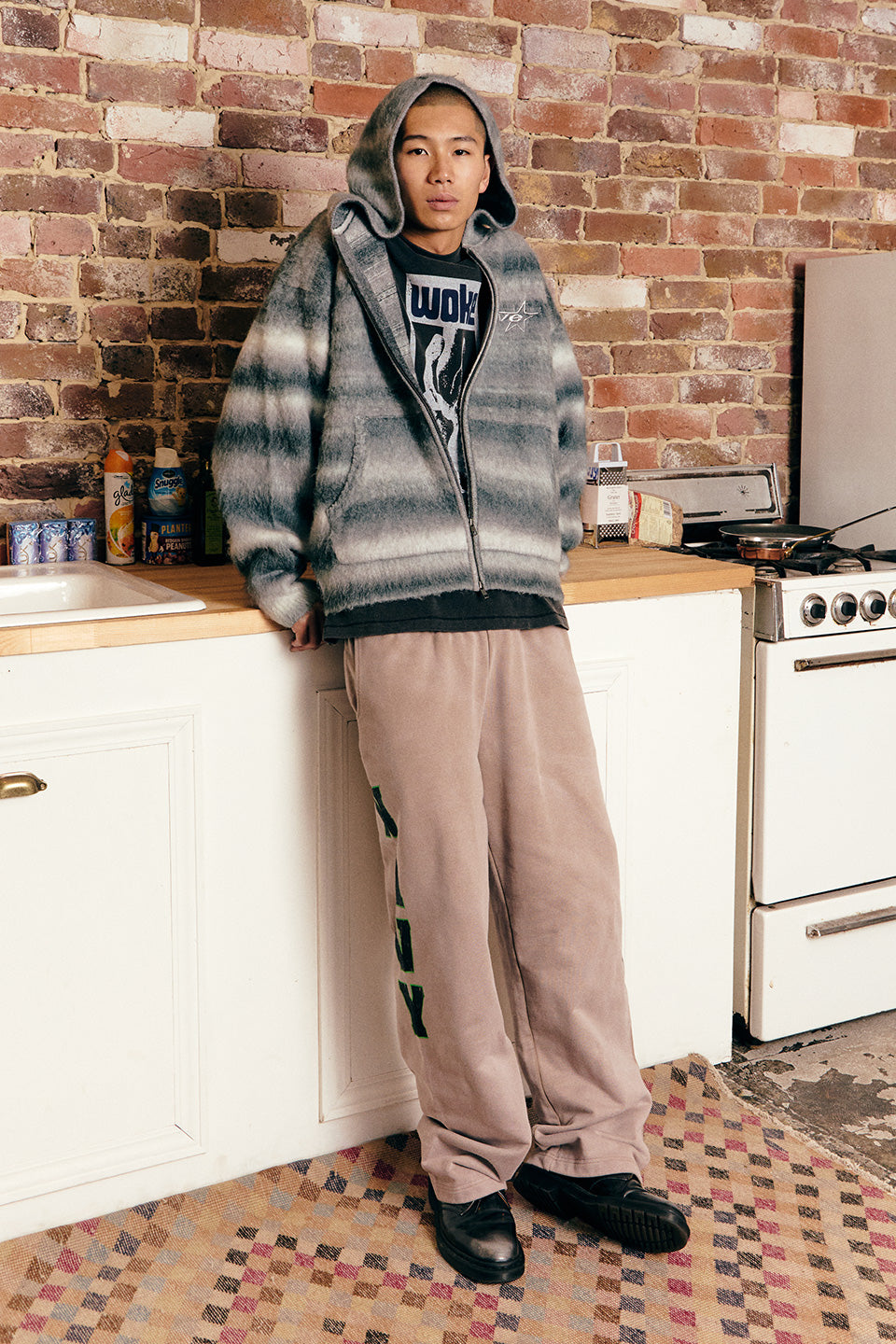 Faded Navy Sweat Pants