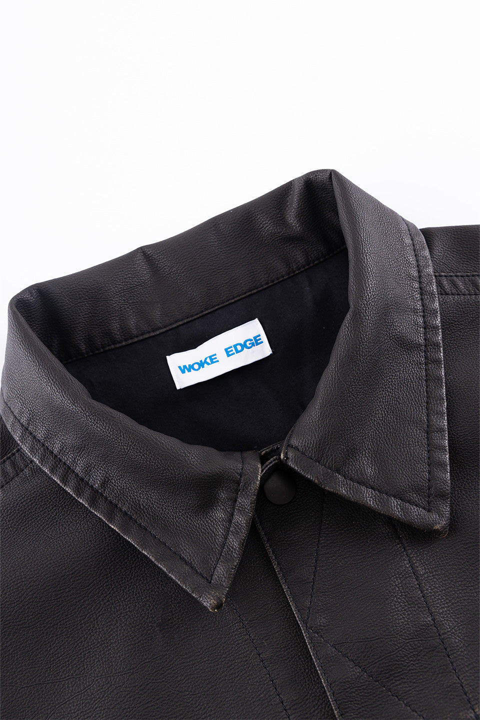 Fake Leather Trucker Jacket