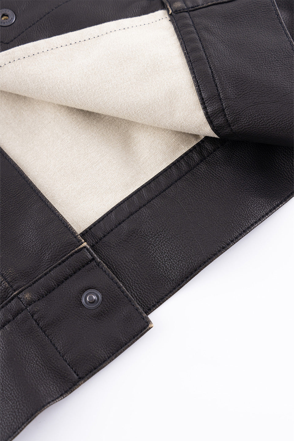 Fake Leather Trucker Jacket