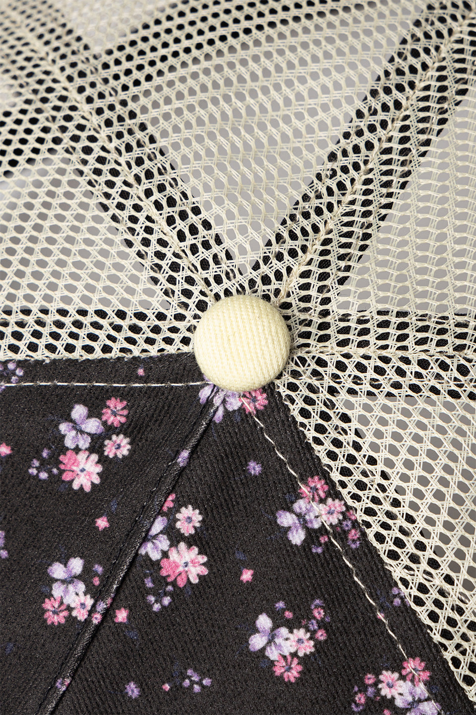 Flower Mesh Cap