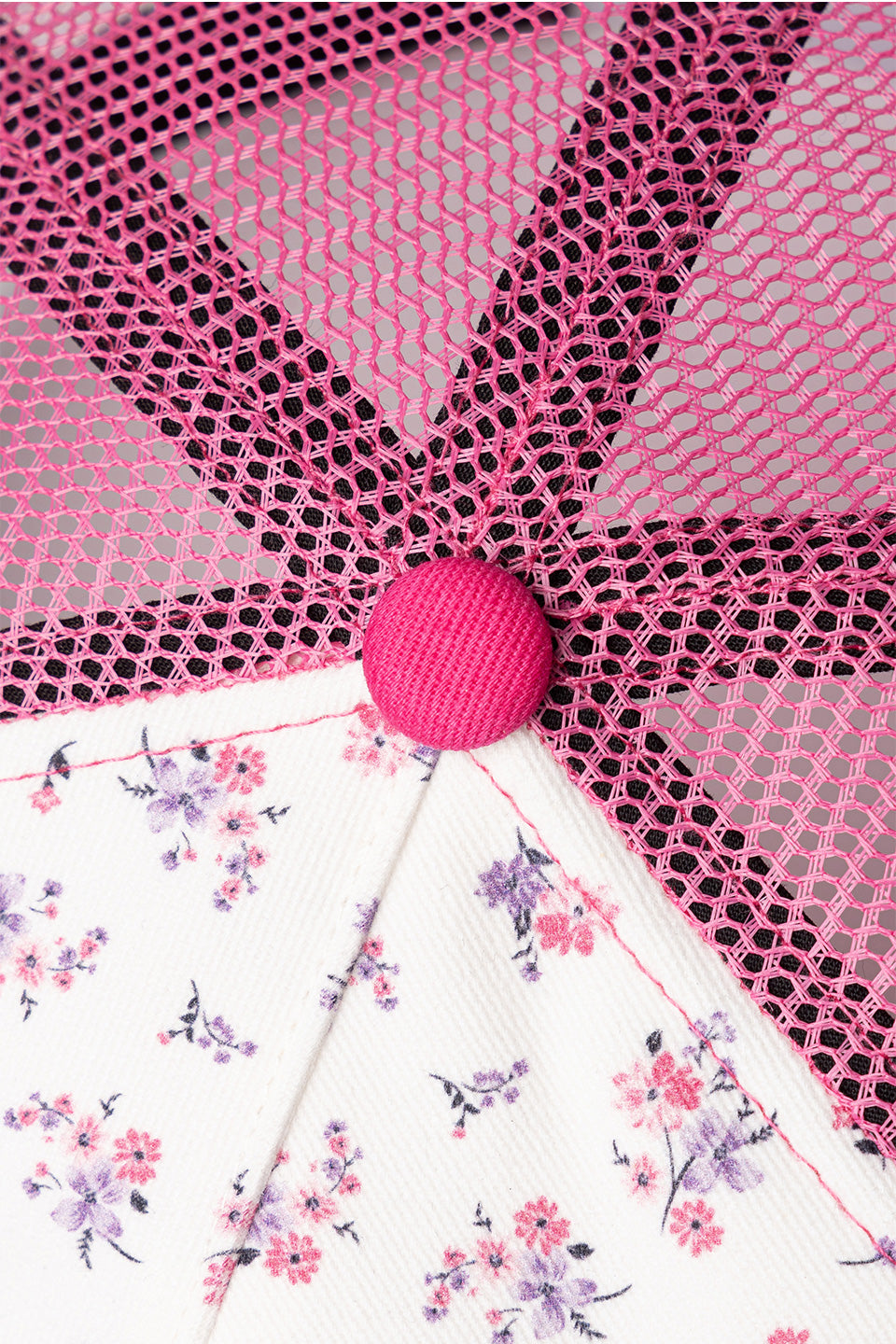 Flower Mesh Cap