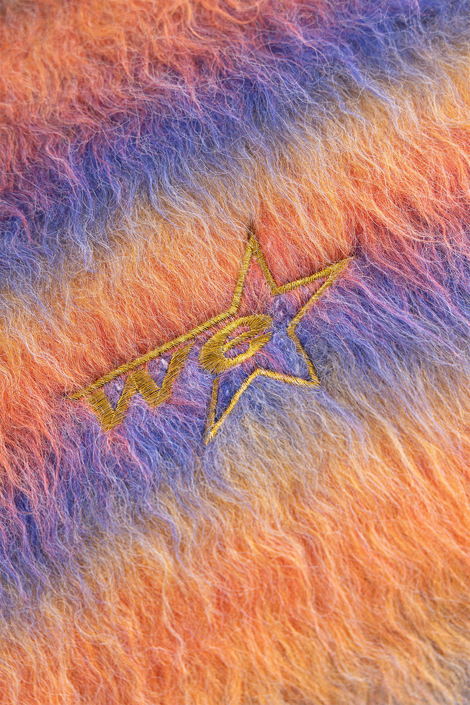 Gradation Mohair Zip Knit