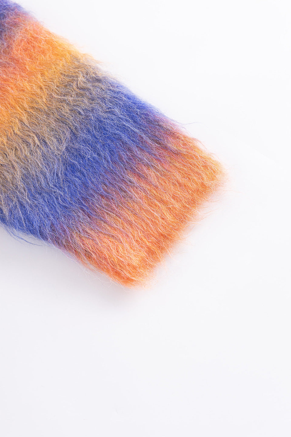 Gradation Mohair Zip Knit