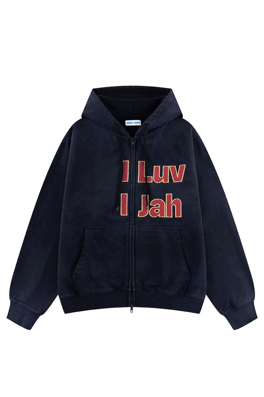 I Luv I Jah Zip Hoodie