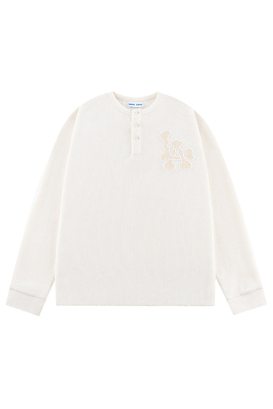 La Henly Neck Knit Long Sleeve