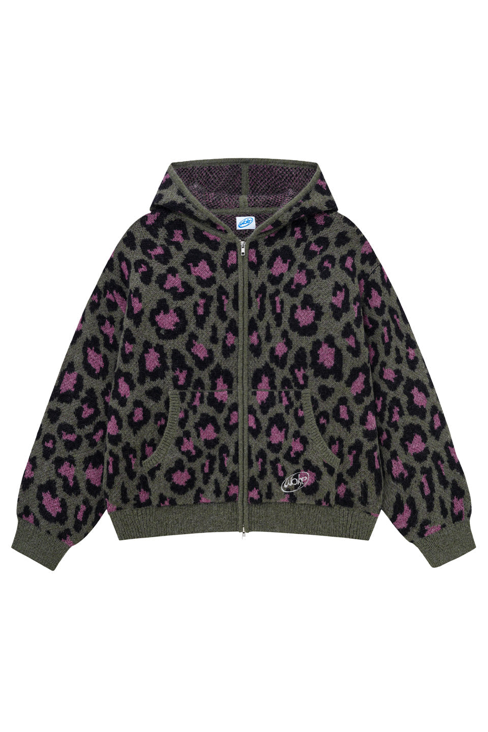Leoparad Mohair Zip Knit