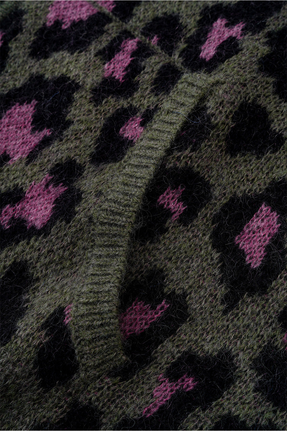 Leoparad Mohair Zip Knit