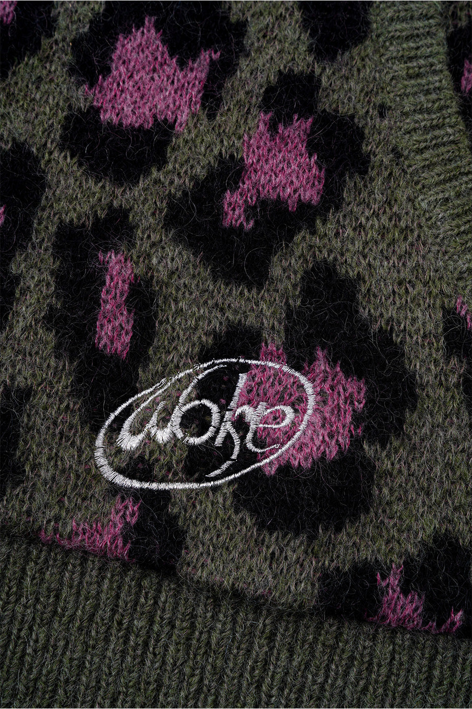 Leoparad Mohair Zip Knit