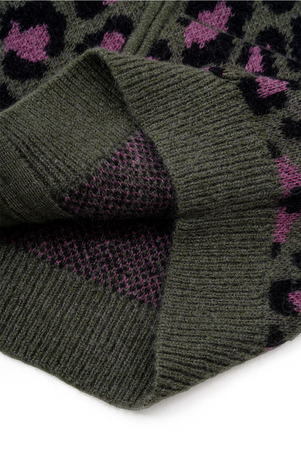 Leoparad Mohair Zip Knit