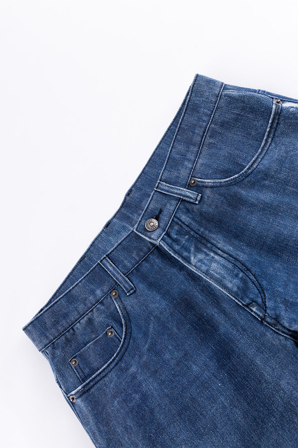 Printed Loose Flare Denim