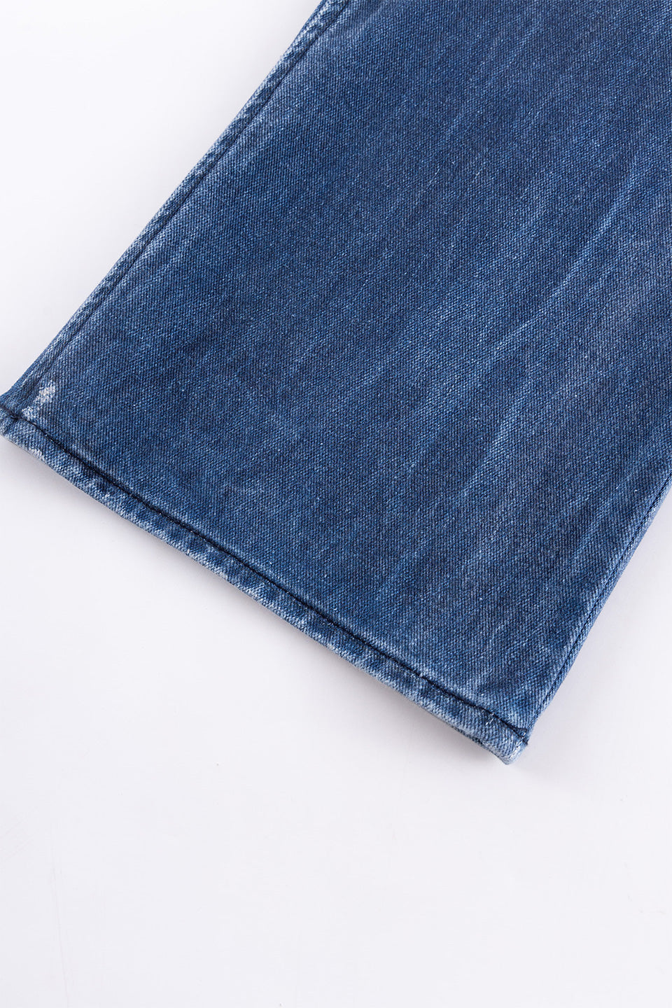 Printed Loose Flare Denim