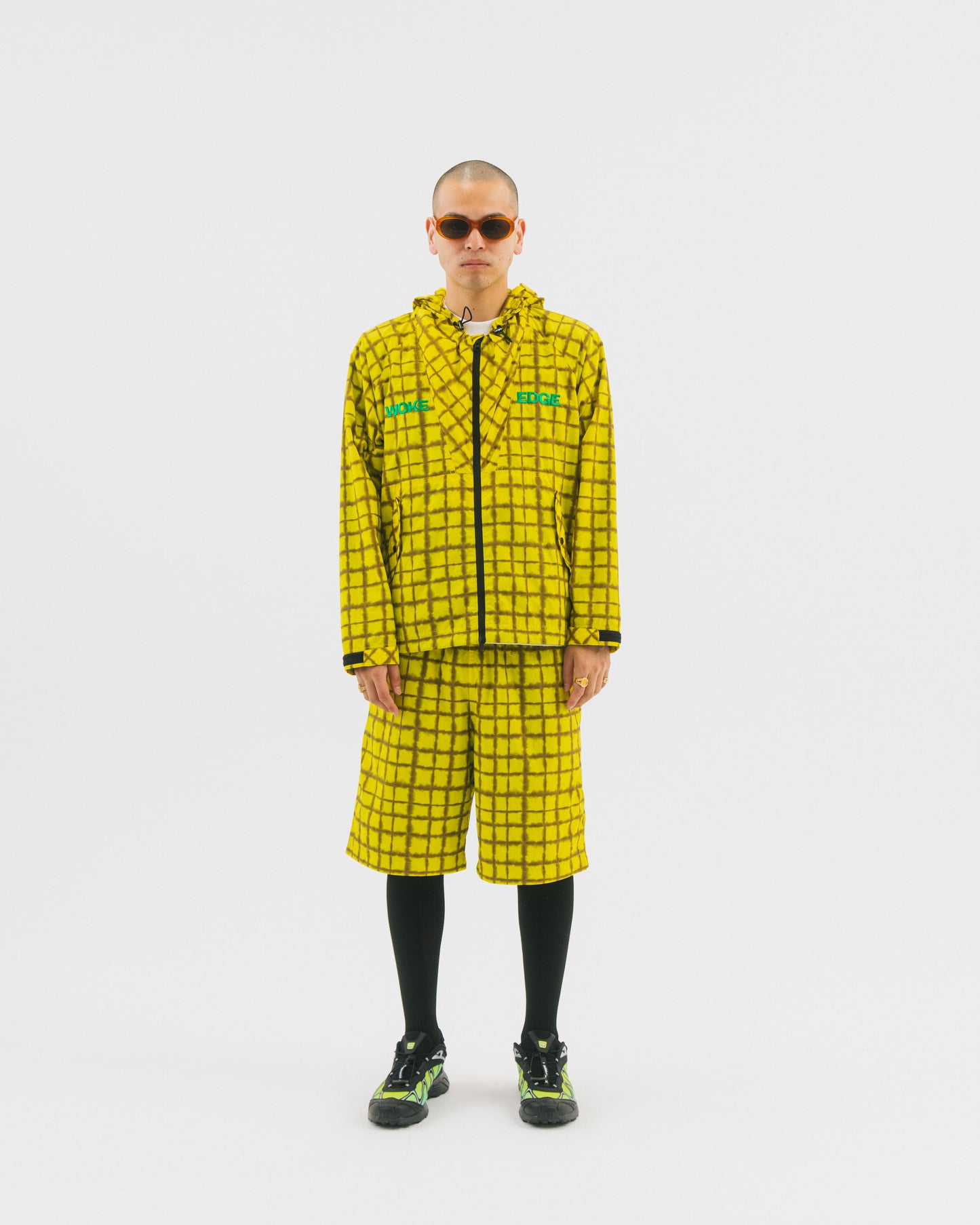 Tyedie Check Shorts
