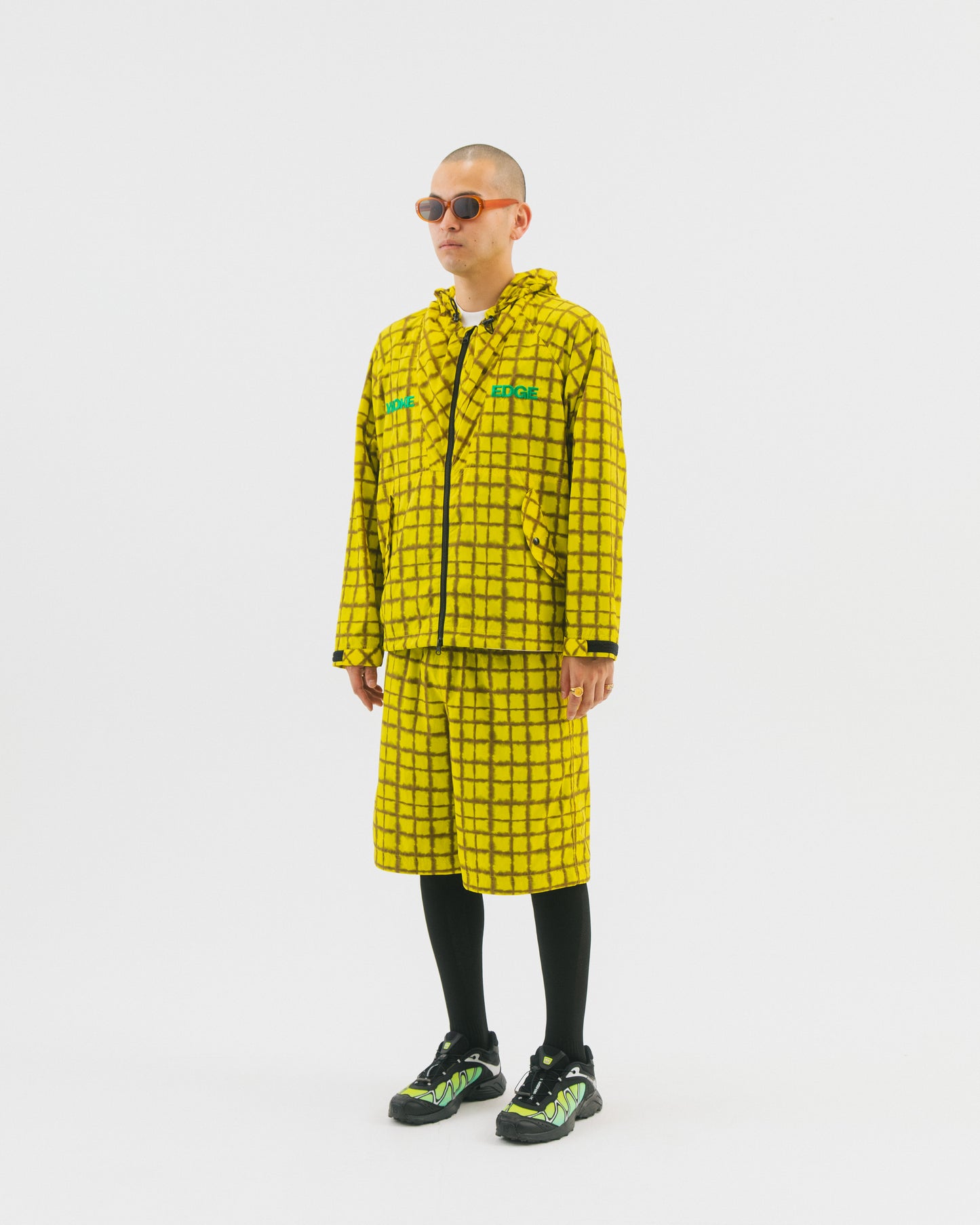 Tyedie Check Shorts