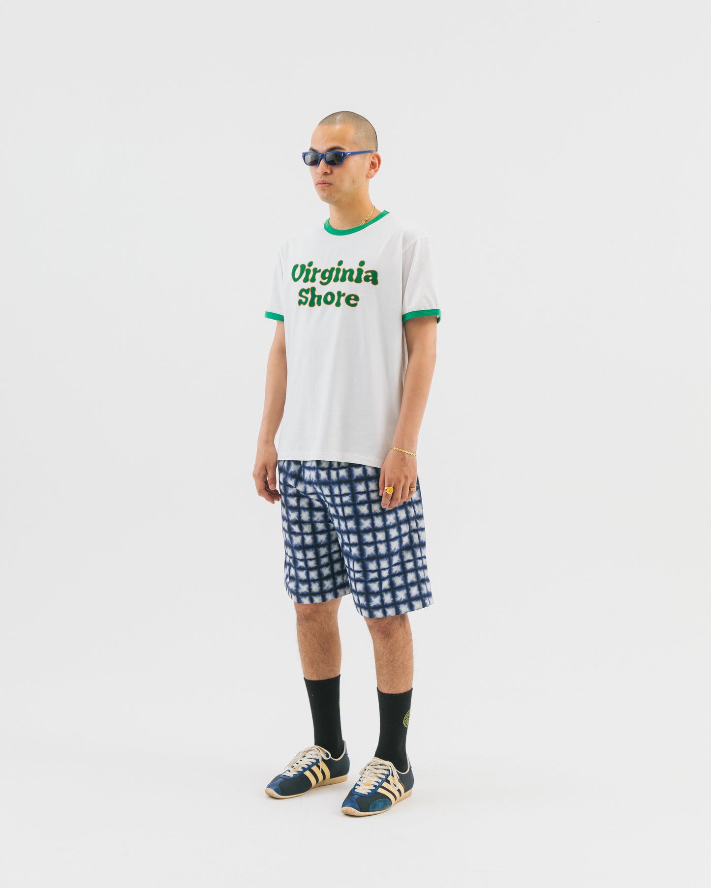 Tyedie Check Shorts