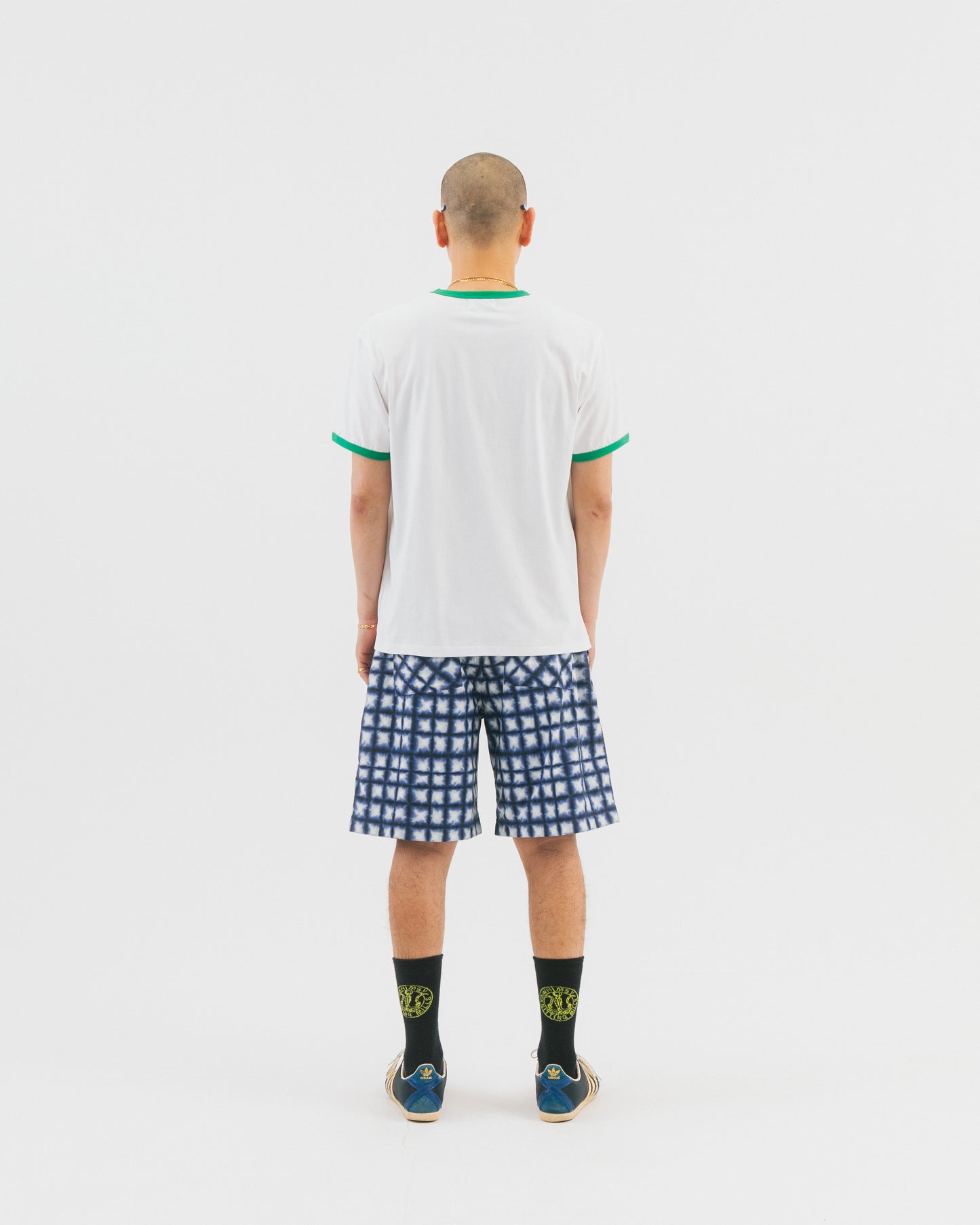 Tyedie Check Shorts