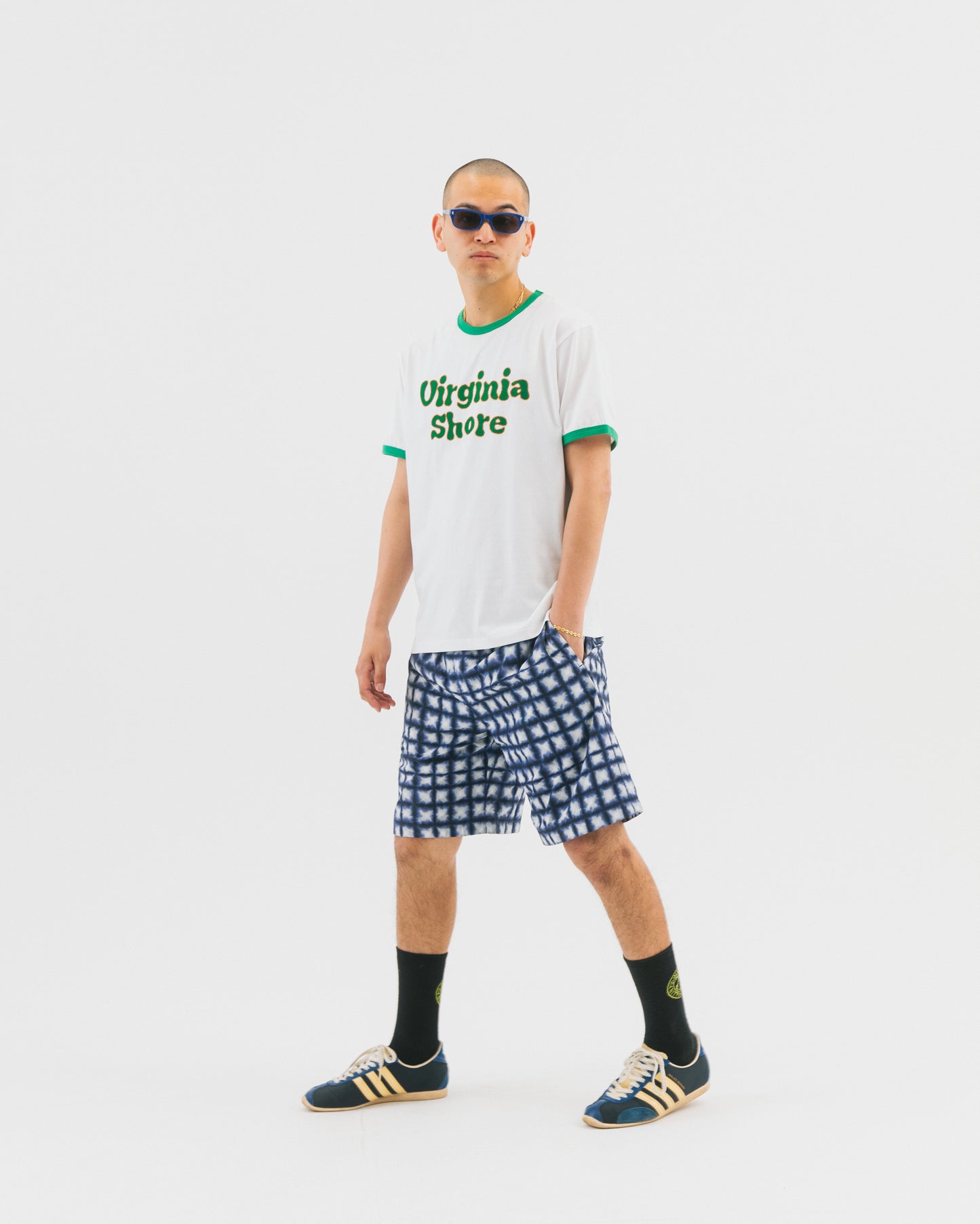 Tyedie Check Shorts