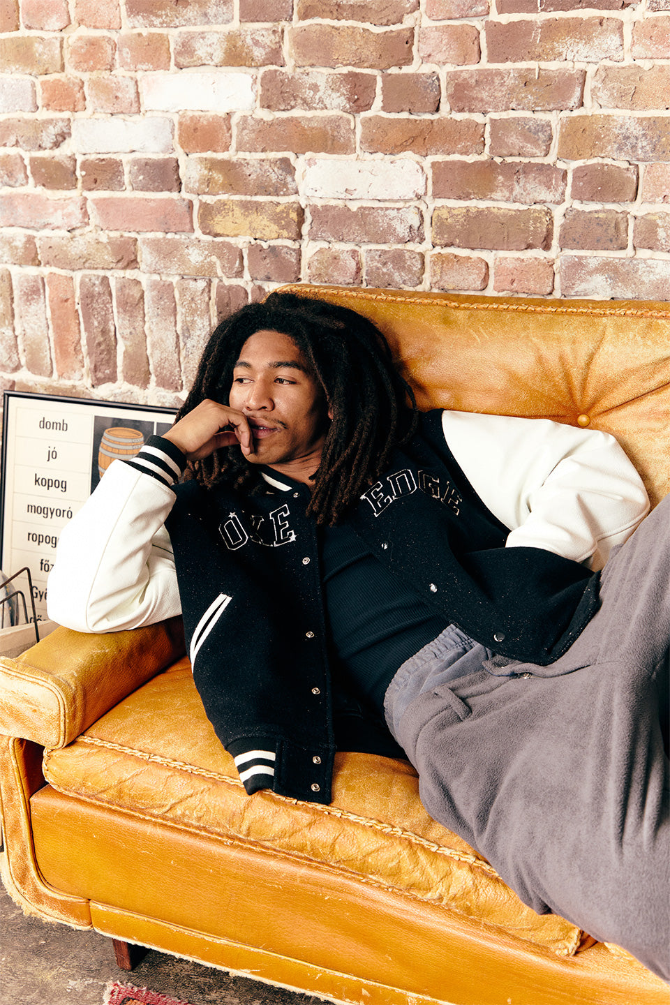 Ｍ*様 woke edge varsity jacket aoto着用 Varsity Jacketｽ弩OKE EDGEｽ懊せ繧ｿ繧ｸ繧｢繝繧ｸ繝｣繧ｱ繝ヨ – WOKE EDGE