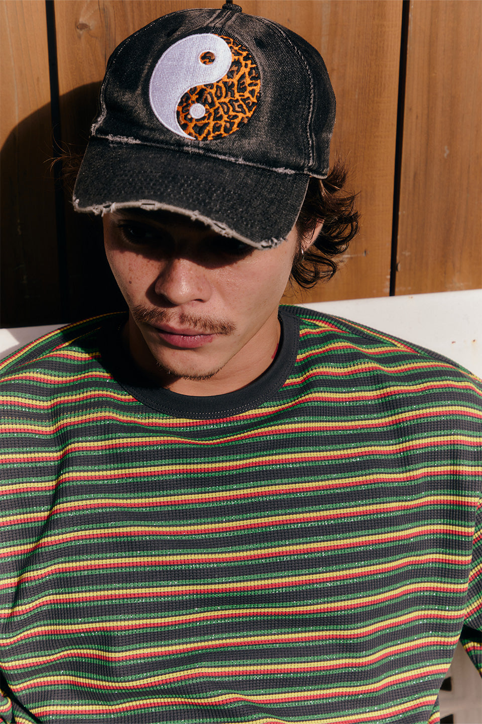 Yin Yan Denim Cap