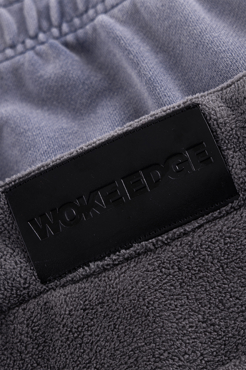 Washed Fleece Layered Pants