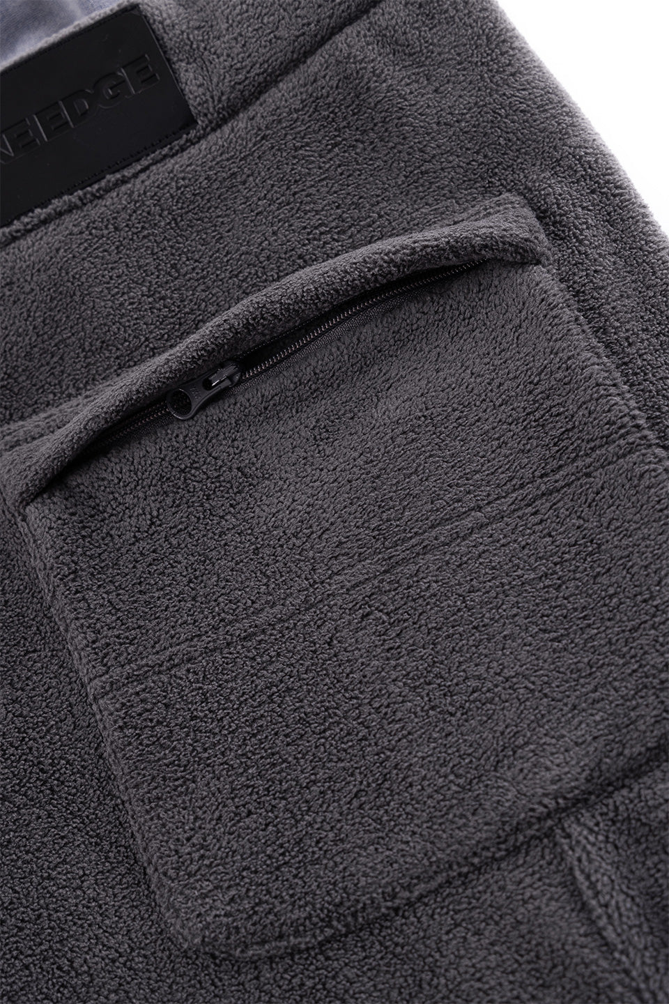 Washed Fleece Layered Pants