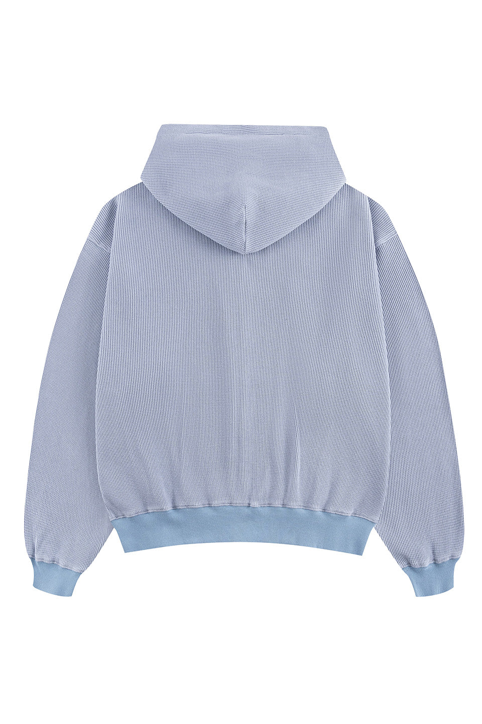 Washed Thermal Zip Hoodie