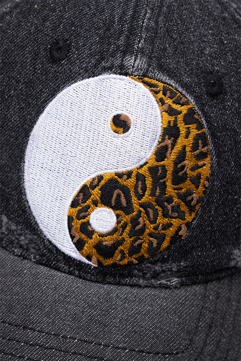 Yin Yan Denim Cap